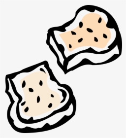 Vector Illustration Of Staple Food Baked Bread Prepared, HD Png Download, Free Download