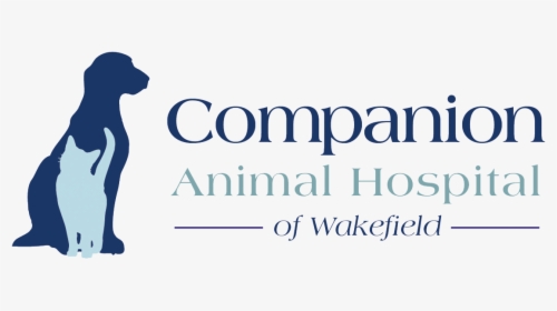 Companion Animal Hospital Of Wakefield Logo With Blue - Silhouette, HD Png Download, Free Download