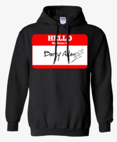 Hello My Name Is Barry Allen Sticker The Flash Lightning - Hoodie, HD Png Download, Free Download