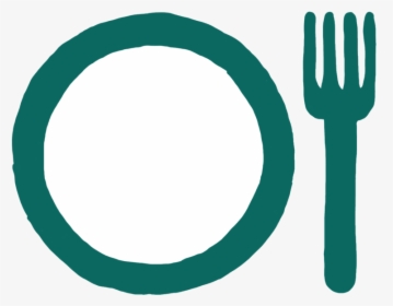 Fork&plate - Circle, HD Png Download, Free Download