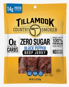 Zero Sugar Beef Jerky - Tillamook Zero Sugar Jerky, HD Png Download, Free Download
