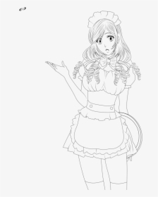 Anime Maid Coloring Pages, HD Png Download, Free Download