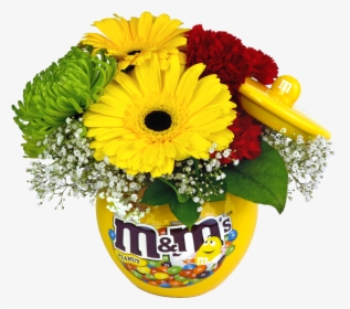 Mms Character Ceramic Candy Jar With Flowers - Bouquet, HD Png Download, Free Download