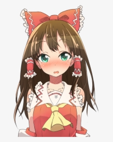 Hakurei Reimu And Shibuya Rin Drawn By Denkikettle - Cartoon, HD Png Download, Free Download