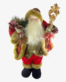 Large Vintage Christmas Holiday - Santa Claus, HD Png Download, Free Download