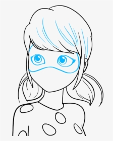 How To Draw Miraculous Ladybug - Miraculous Ladybug Drawing Step By Step, HD Png Download, Free Download
