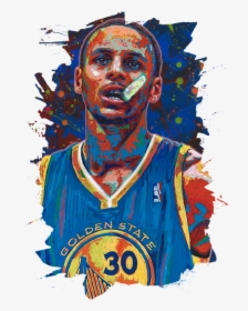Paintings Of Stephen Curry, HD Png Download, Free Download