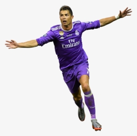 Cristiano Ronaldo Png - Ronaldo Ucl Vs Barca, Transparent Png, Free Download