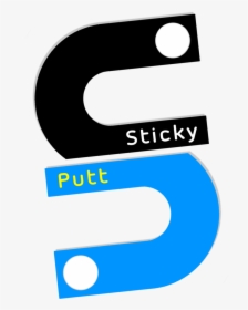 Sticky Putt Golf Putting Target Logo Blue, HD Png Download, Free Download