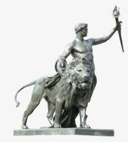 #london #buckinghampalace #royal #lion #man #statue - Statue, HD Png Download, Free Download
