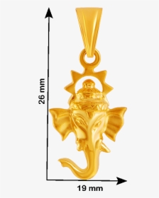 22kt Yellow Gold Pendant For Women - Emblem, HD Png Download, Free Download