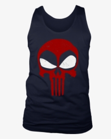 The Punisher And Deadpool Logo Mashup Shirts - T-shirt, HD Png Download, Free Download