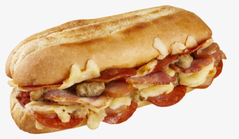 Giga Meat Pizza Sandwich - Fast Food, HD Png Download, Free Download