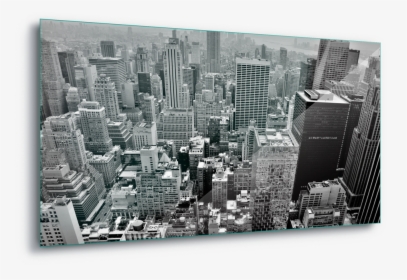 New York City Skyline Canvas Amp Glass Wall - New York City, HD Png Download, Free Download