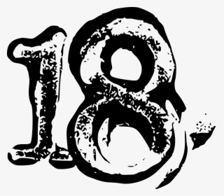 Grunge Number 18 9, HD Png Download, Free Download