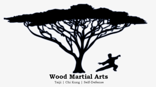 Wood Martial Arts - African Tree Silhouette Png, Transparent Png, Free Download