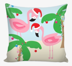 Free Download Flamingo Clipart Palm Trees Flamingo - Throw Pillow, HD Png Download, Free Download