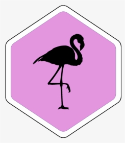 Black And White Flamingo Clipart, HD Png Download, Free Download