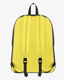 Flamingo Life Navy Yellow And Flowers Backpack - Backpack, HD Png Download, Free Download