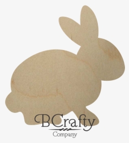 Wooden Rabbit Cutout - Domestic Rabbit, HD Png Download, Free Download