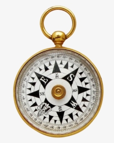 1880s Antique Victorian Pocket Compass In Original - Pocket Compass Png, Transparent Png, Free Download