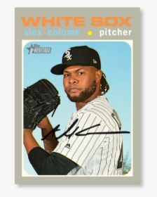 Alex Colome 2020 Topps Heritage Baseball Base Cards - Baseball, HD Png Download, Free Download