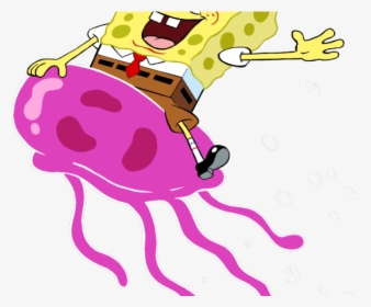 Jellie Clipart Spongebob Jellyfish - Spongebob In The Jellyfish, HD Png Download, Free Download