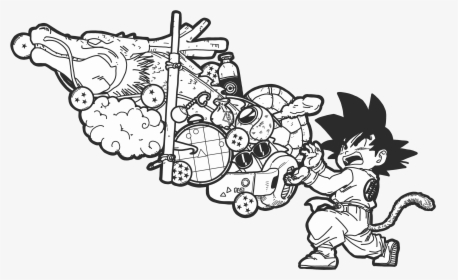 Easy Goku Black Drawing, HD Png Download, Free Download