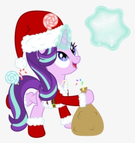 Graphic Transparent Santa Claus Glimmer By - My Little Pony Santa Claus, HD Png Download, Free Download