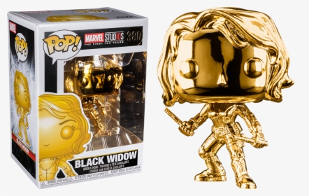 Black Widow Gold Chrome Pop, HD Png Download, Free Download