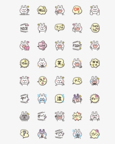 Line Emoji Usagi, HD Png Download, Free Download