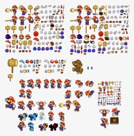Paper Mario Mario Sprites, HD Png Download, Free Download