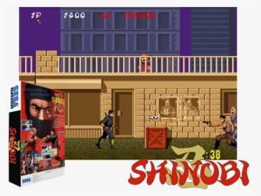 Shinobi Coin Op - Shinobi Arcade, HD Png Download, Free Download
