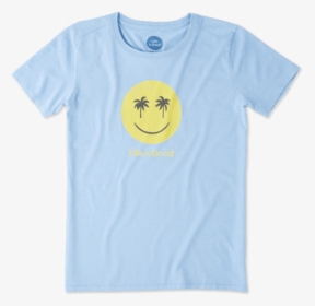 Women"s Smiley Palms Cool Tee - Smiley, HD Png Download, Free Download
