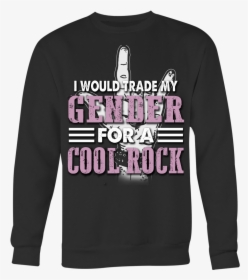 I Would Trade My Gender For A Cool Rock Shirts Lgbt - Ugly Christmas Sweater Books, HD Png Download, Free Download