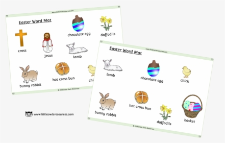 Easter Word Mats, HD Png Download, Free Download