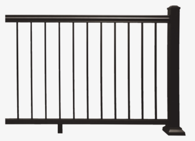 6ft Railing Assemled Bronze 10 13 - Balcony Fence Front View, HD Png Download, Free Download