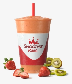 Sk Take A Break Strawberry Kiwi Breeze With Ingredients - Smoothie King Strawberry, HD Png Download, Free Download