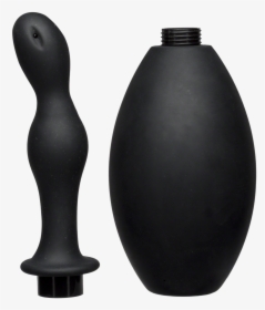 Silicone Anal Douche & Accessory Black - Rectal Douching, HD Png Download, Free Download