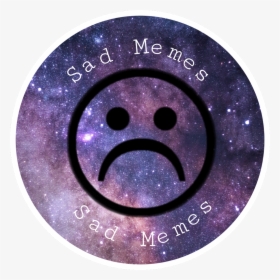 #sad #sadmeme #sadboy #sadgirl #circle #face #emoji - Sad Smiley Face, HD Png Download, Free Download