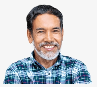 Older Man With Healthy Smile - Smile, HD Png Download, Free Download