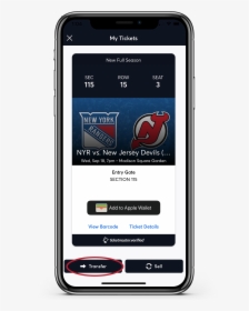 Madison Square Garden Mobile Ticket, HD Png Download, Free Download