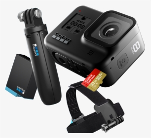 Hero8 Black Bundle - Gopro Hero 8 Bundle, HD Png Download, Free Download