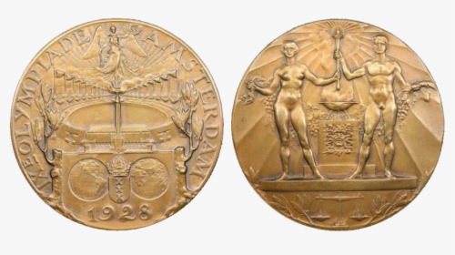 Amsterdam Summer Olympics Participation Medal - 1928 Gold Medal Olympics, HD Png Download, Free Download