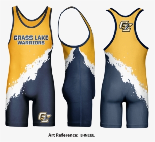 Grass Lake Warriors Wrestling Club Wrestling Singlet - Active Tank, HD Png Download, Free Download