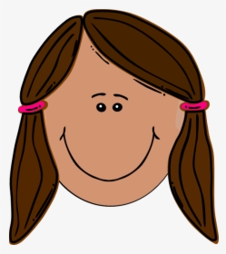 Brunette Girl Clip Art, HD Png Download, Free Download