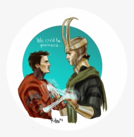 Fanart Loki And Iron Man, HD Png Download, Free Download