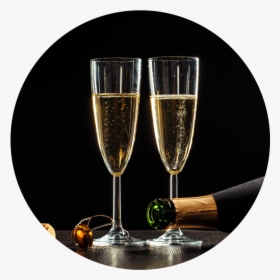 Me Champagne-01 - Botella De Champagne Y Copas, HD Png Download, Free Download