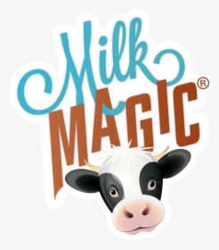 Milkmagic Logo Color White Border-01 - Magic Straws, HD Png Download, Free Download