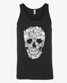Skull Made Of Cats Shirt, HD Png Download, Free Download